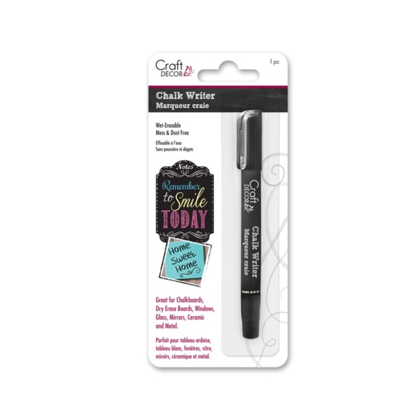 Chalk Writer Blister-Carded Black - Picture 2 of 4